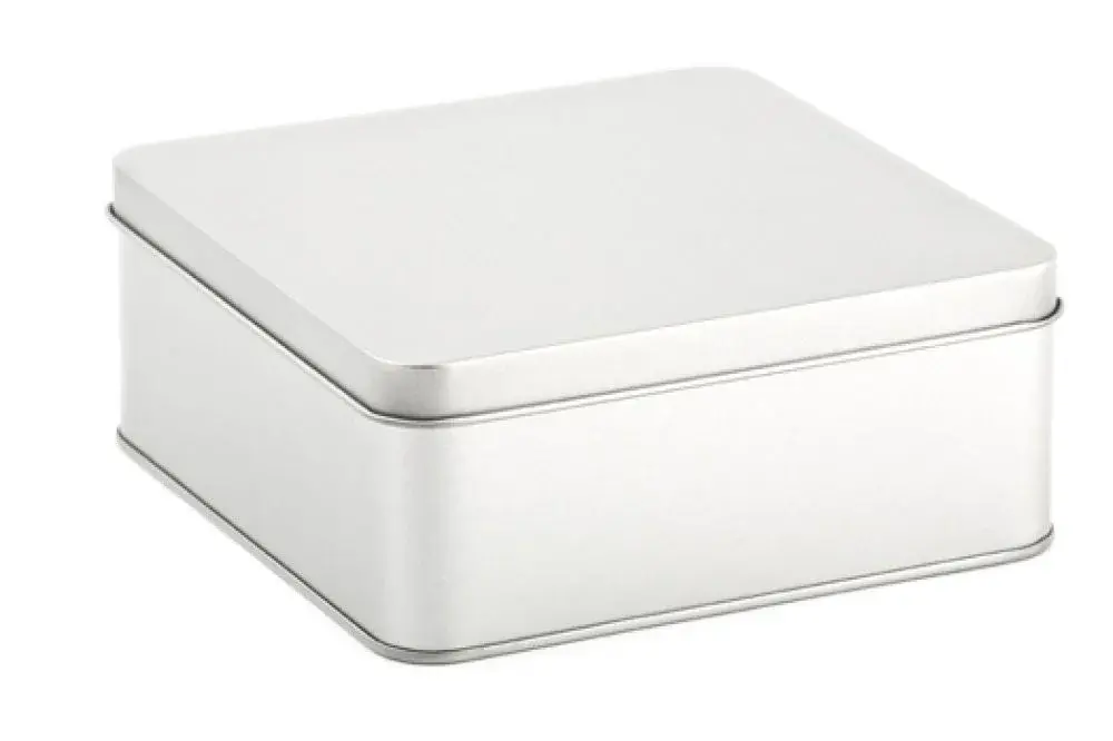 Große Blechdose mit Deckel Große Blechdose mit Deckel