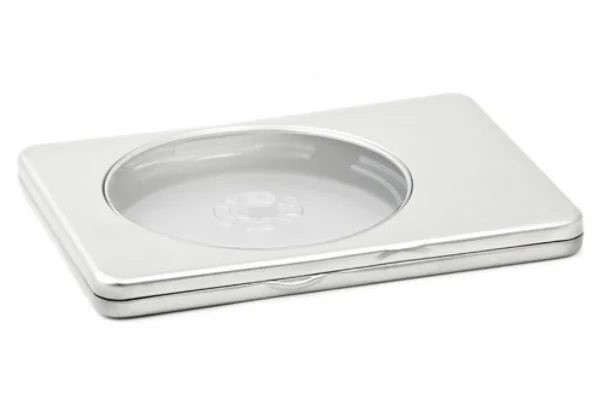 Metall DVD Dose mit Sichtfenster Metall DVD Dose mit Sichtfenster