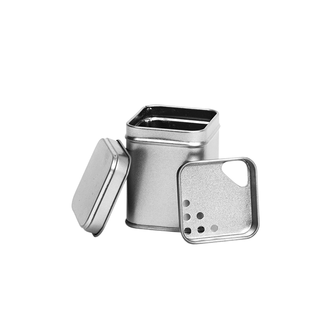 Rechteckige Gewürzdose mit Innendeckel Gewürzdose